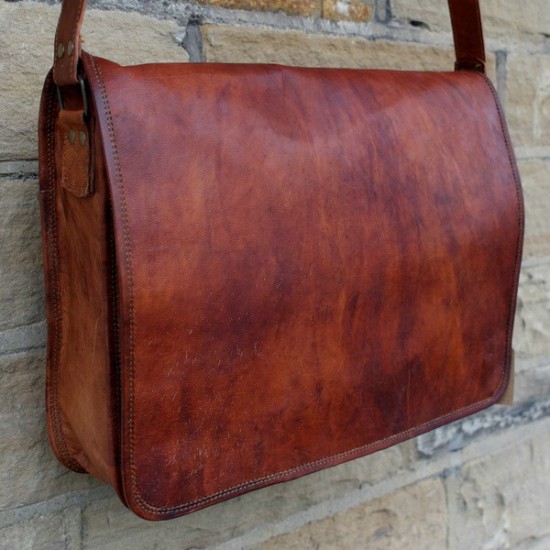 Modern Structured Work Bag in Neutral