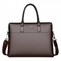 Compact Structured Work Bag in Neutral