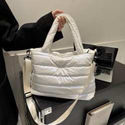 Smooth Patchwork Carry Bag in Neutral