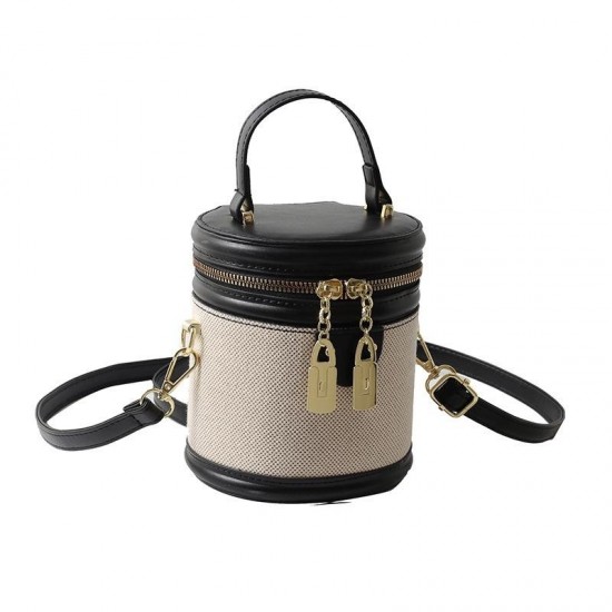Lightweight Patchwork Carry Bag in Neutral