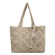 Streamlined Patchwork Carry Bag in Neutral