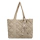 Streamlined Patchwork Carry Bag in Neutral