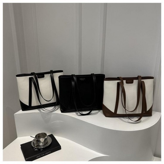 Functional Patchwork Carry Bag in Neutral