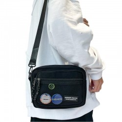 Easy Carry Patchwork Carry Bag in Neutral