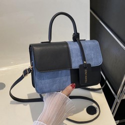 Comfort Fit Patchwork Carry Bag in Neutral